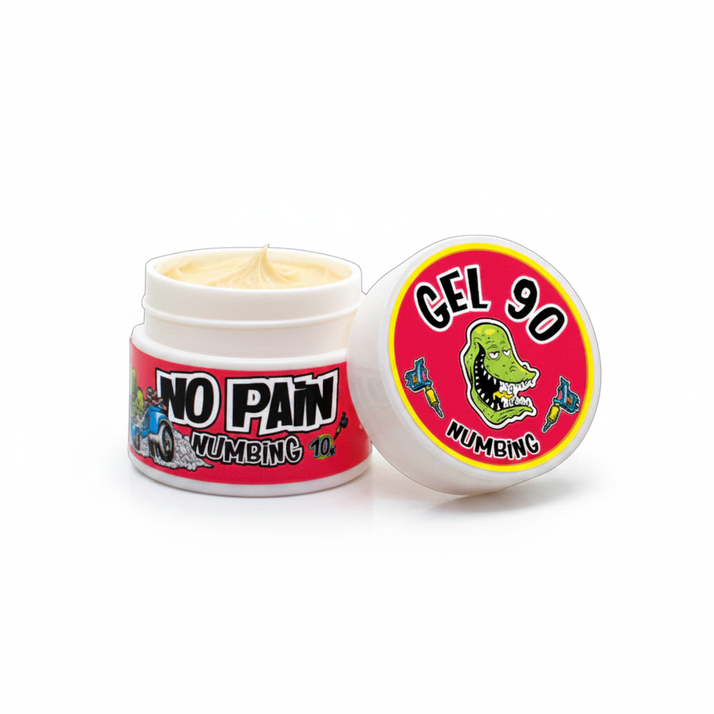 No Pain Gel 90 close-up fondo blanco