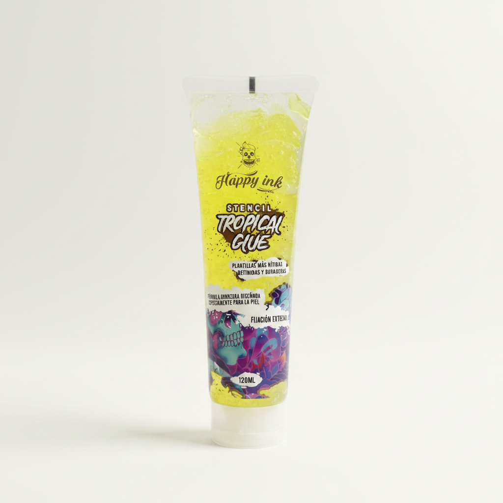 Happy Ink Tropical Glue Amarillo - fondo claro